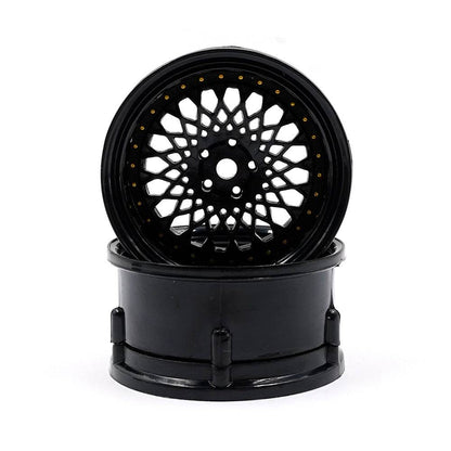 ds racing black rc drift wheels de-307