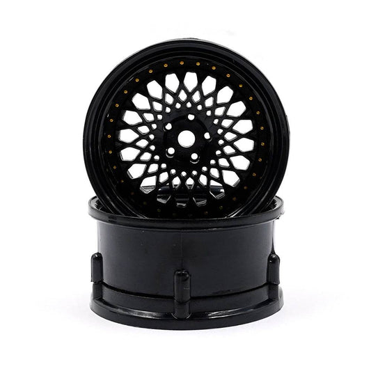 ds racing black rc drift wheels de-307