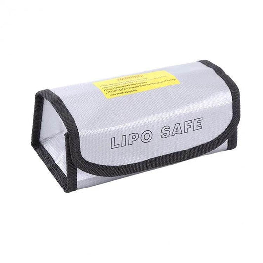 RC Lipo Battery Safety Storage Bag, Lipo Safe case, fire-resistant material for secure battery handling