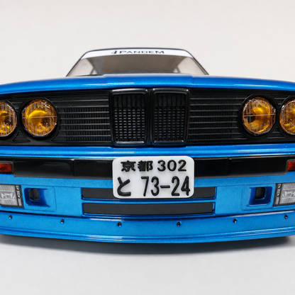 JDM Style RC Licence Plate Set Body Shell Reg Plates 1/10 Scale