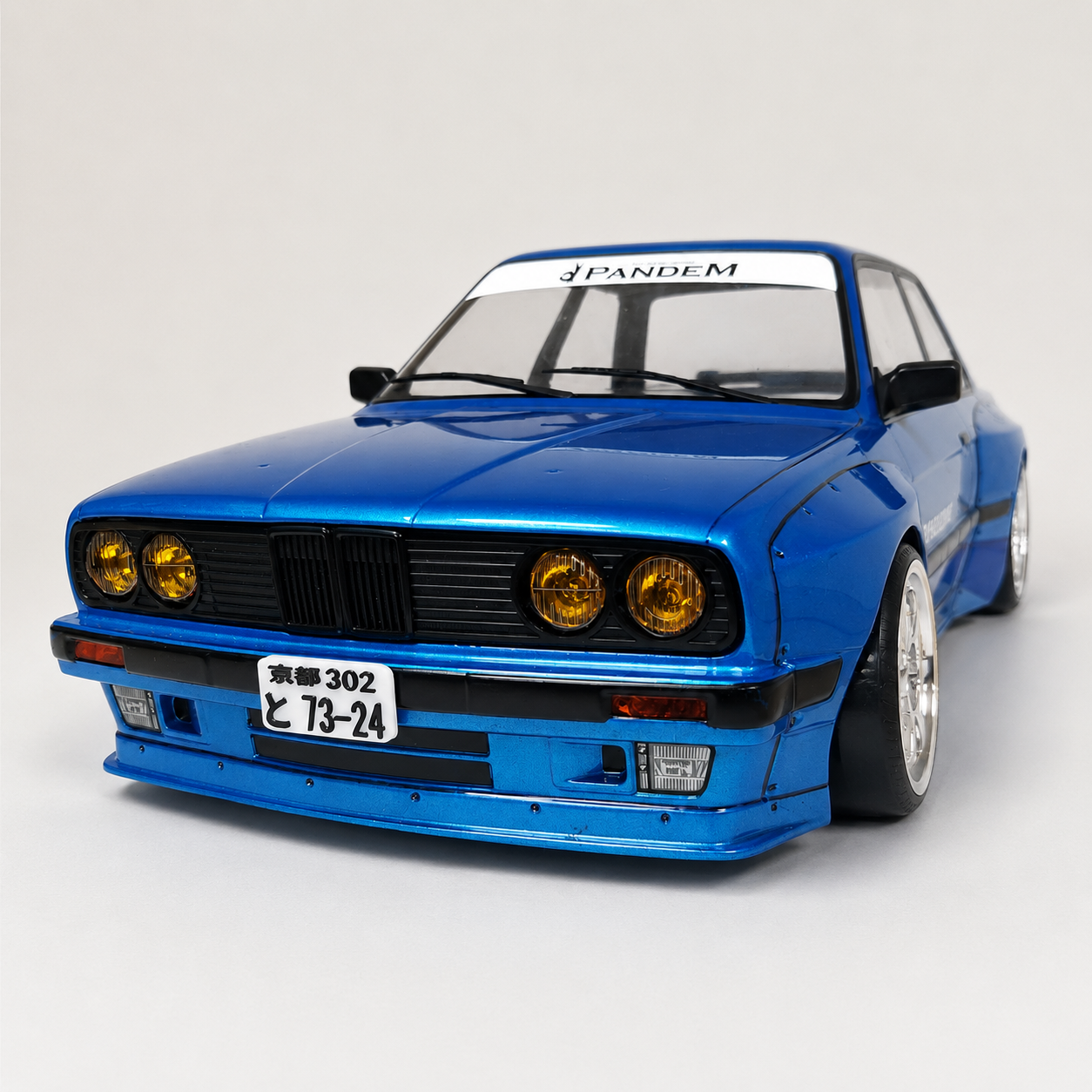 JDM Style RC Licence Plate Set Body Shell Reg Plates 1/10 Scale