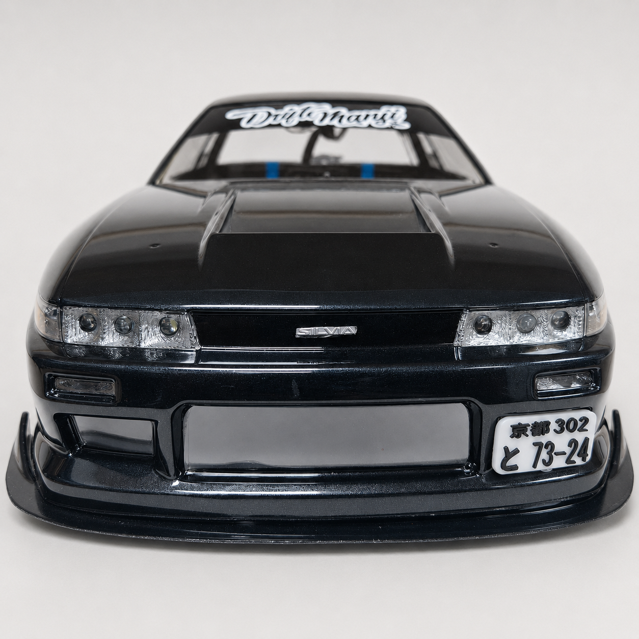 JDM Style RC Licence Plate Set Body Shell Reg Plates 1/10 Scale