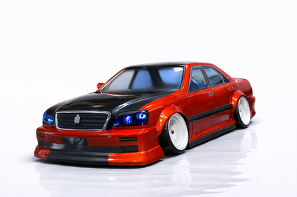 Tetsujin Toyota Hyper Crown RC Body Shell - 1/10 Drift Clear (TA-1712)