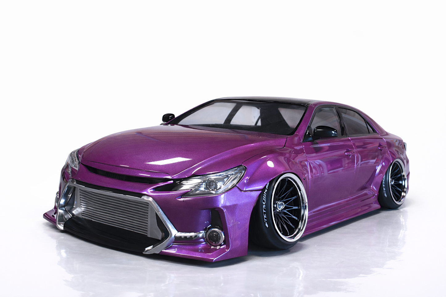 Tetsujin Toyota Mark X GRX130 TRD RC Body Shell - 1/10 Drift (TT-8219)