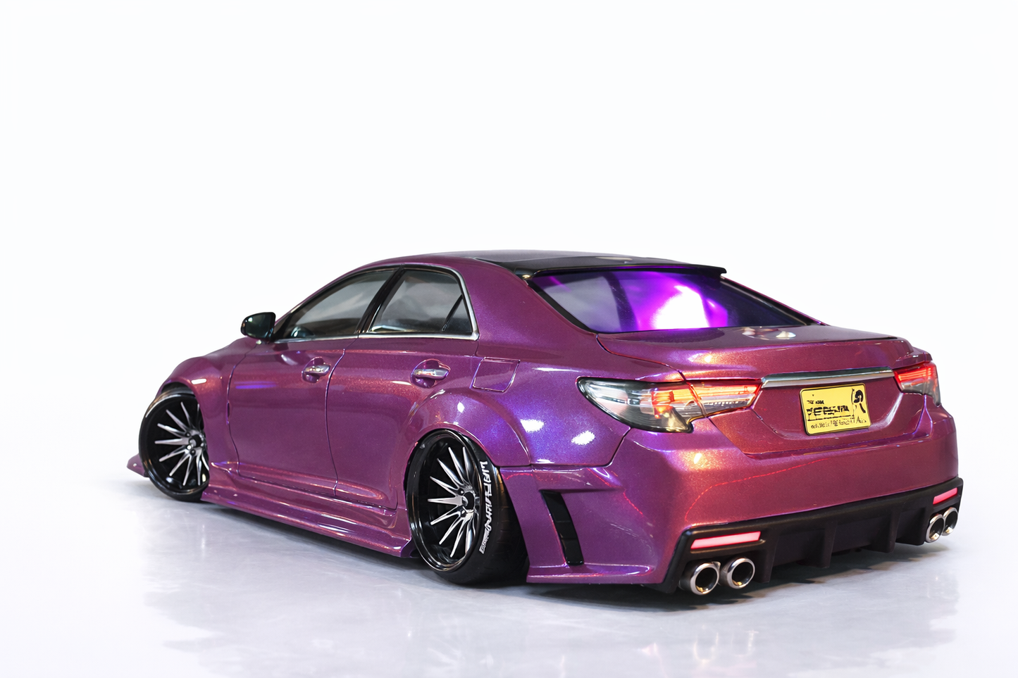 Tetsujin Toyota Mark X GRX130 TRD RC Body Shell - 1/10 Drift (TT-8219)