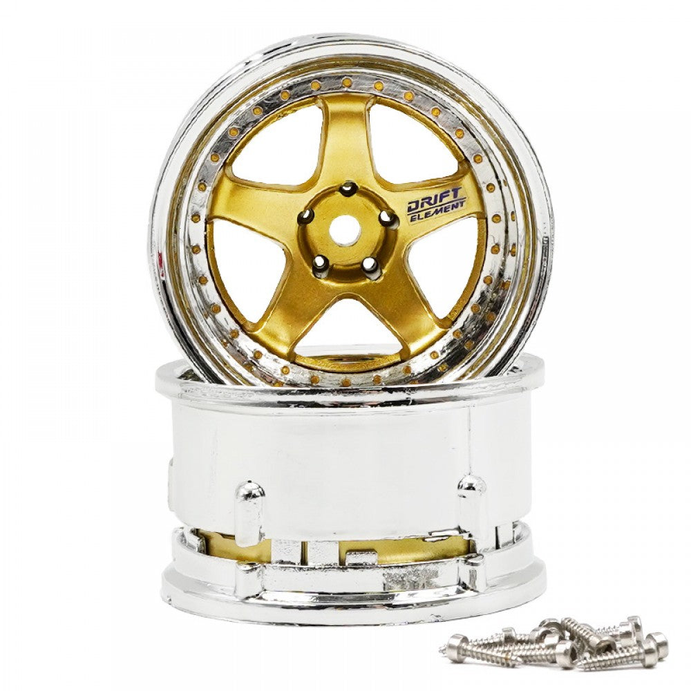 ds racing drift elements de-018 rc drift wheels changeable offset 1/10