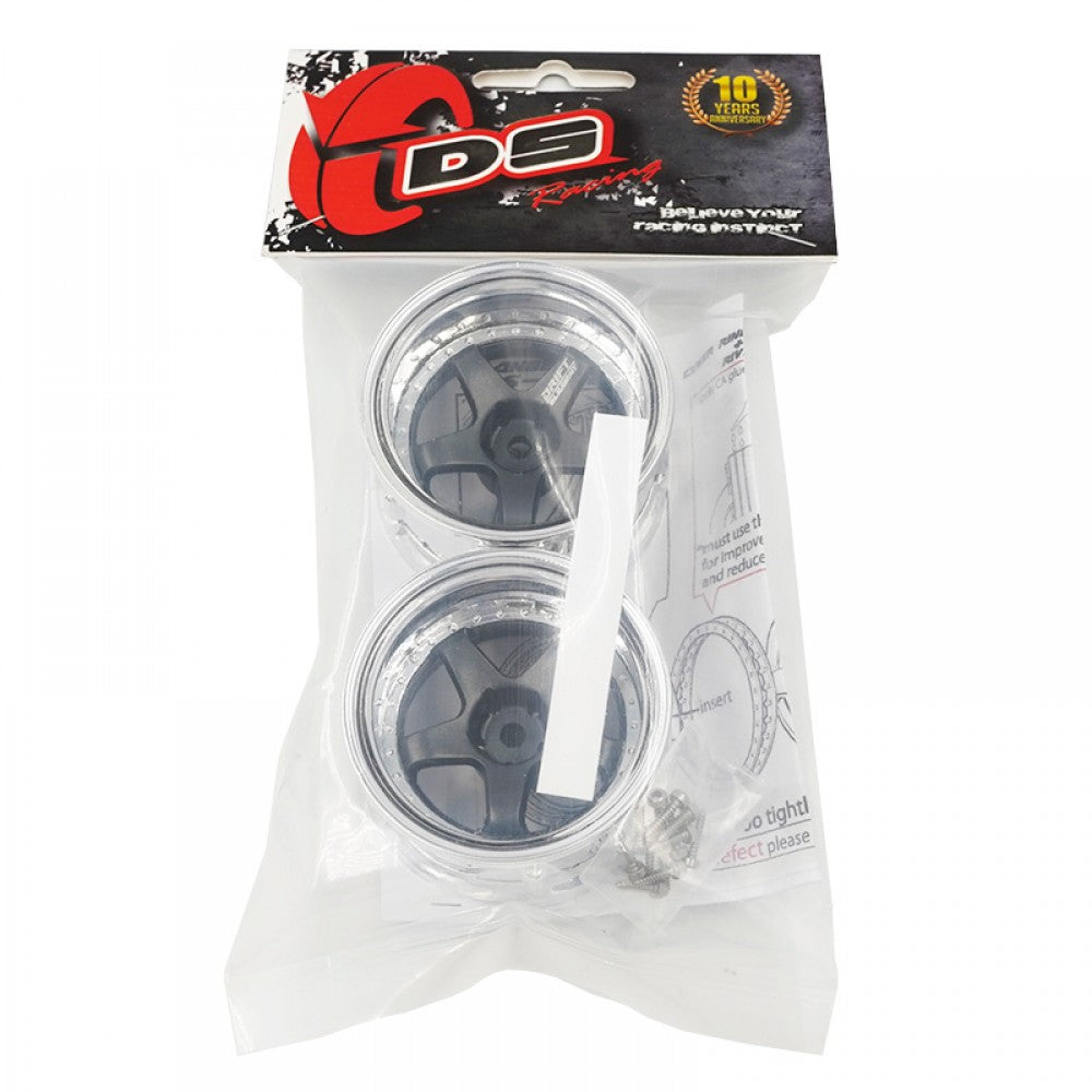 DS Racing RC Drift Wheels DE-019 - Changeable Offset (1/10, 2pcs)