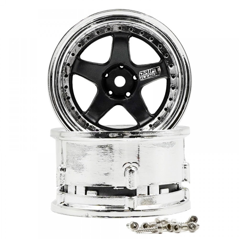 ds racing drift elements de-020 rc drift wheels changeable offset 1/10