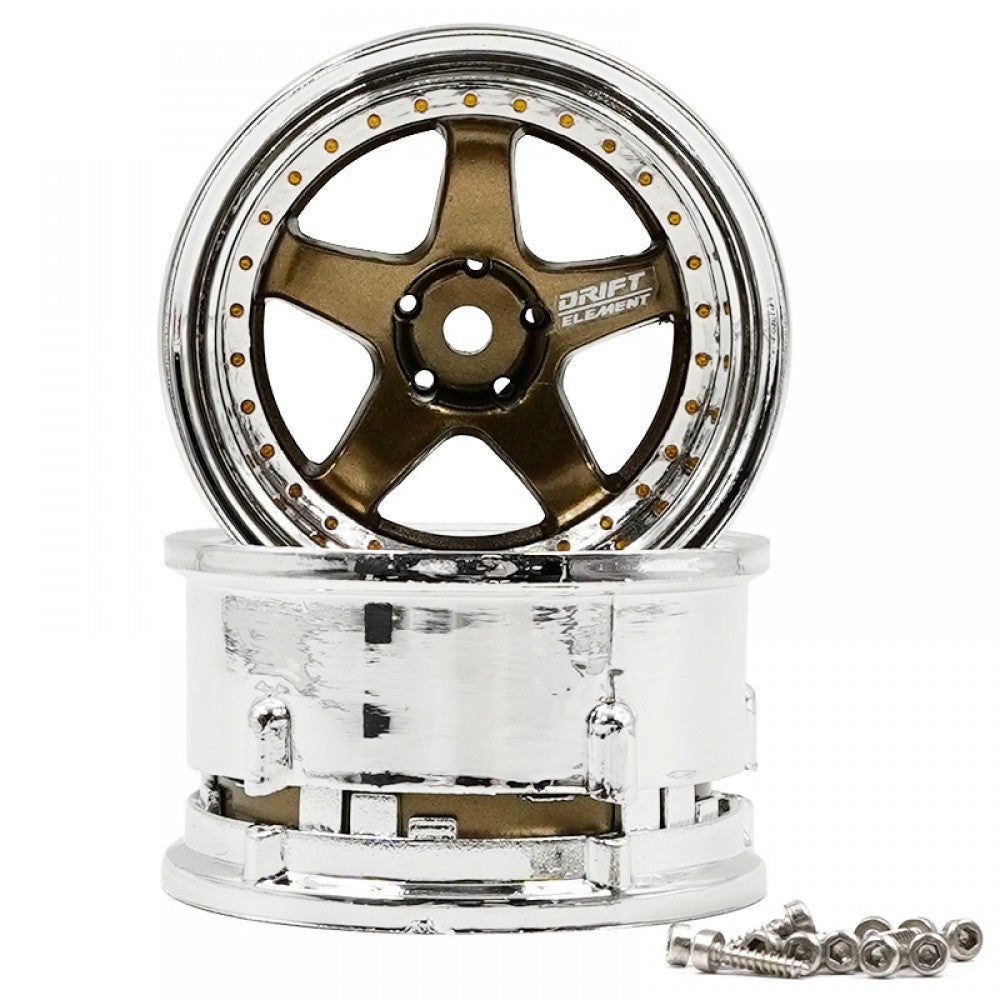 ds racing drift elements de-022 rc drift wheels changeable offset 1/10
