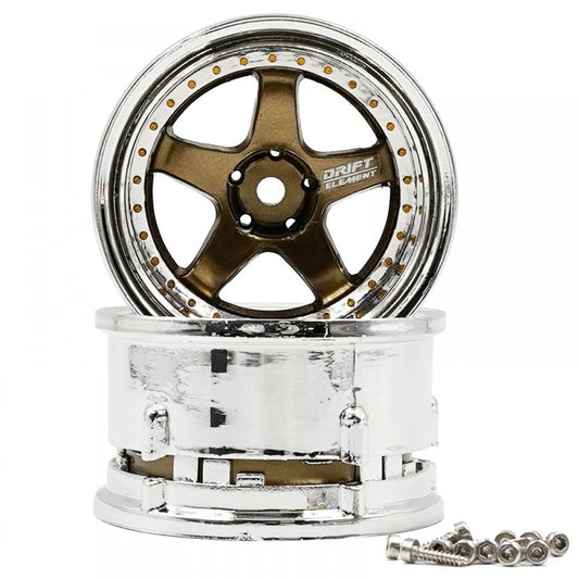 ds racing drift elements de-022 rc drift wheels changeable offset 1/10