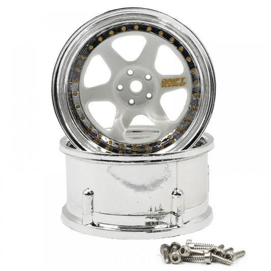 DS Racing RC Drift Wheels DE-211 - Changeable Offset (1/10, 2pcs)