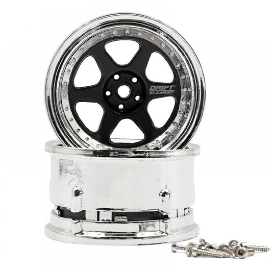 ds racing drift elementsde-219 rc drift wheels modular 2 piece design 1/10
