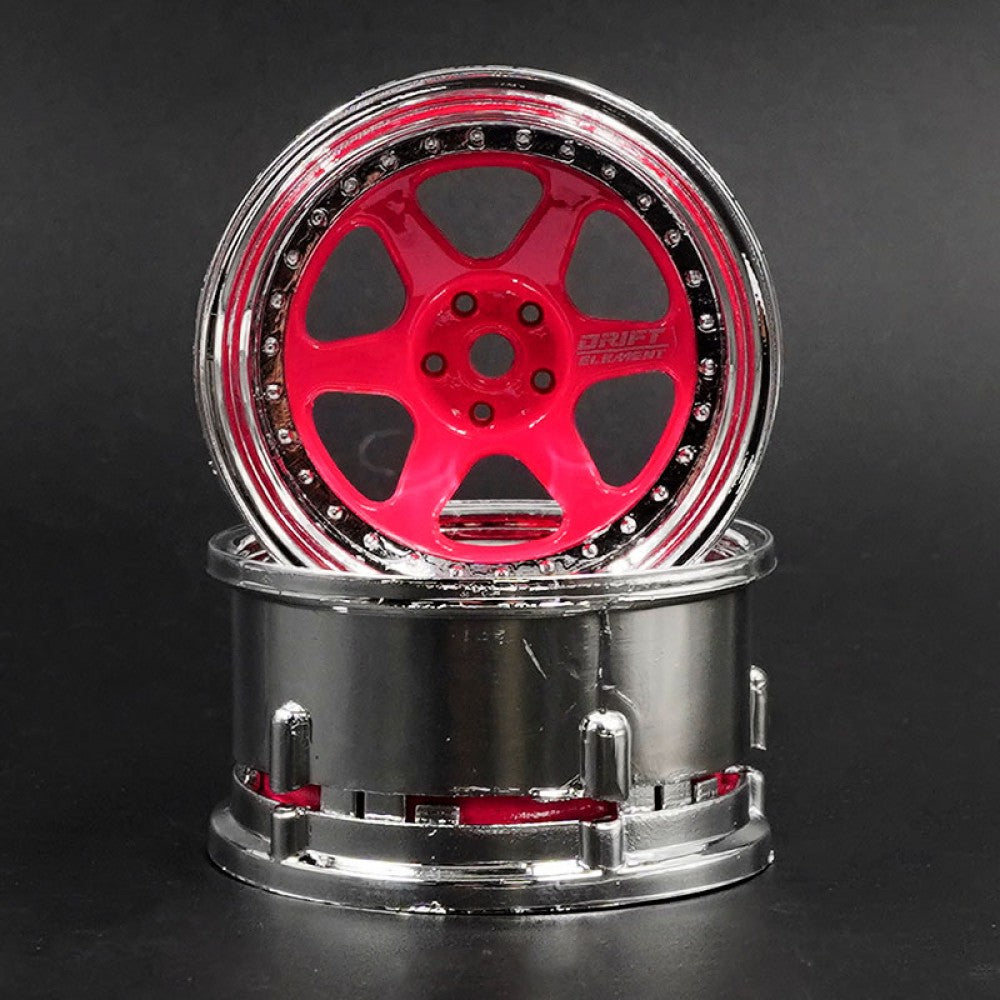 DS Racing RC Drift Wheels DE-223 - Changeable Offset (1/10, 2pcs)