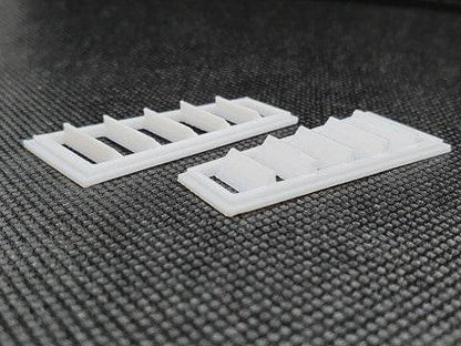 RC car body shell 3d printed bonnet hood vents