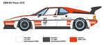1/24 ITALERI Model Kit - BMW M1 Procar Plastic Builders Kit, No:3643