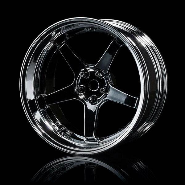 mst gt style 5 spoke rc drift wheels changeable offset 1/10