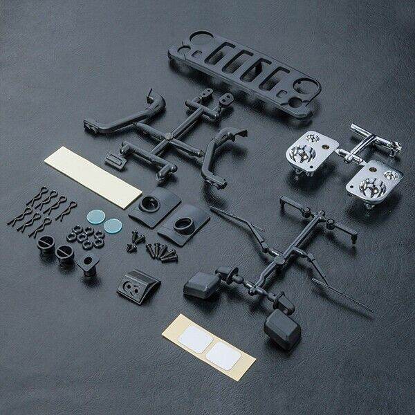 MST JP1 Jeep RC Body Shell 720007 - 1/10 Clear (313mm)