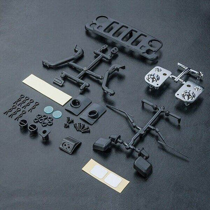 MST JP1 Jeep RC Body Shell 720007 - 1/10 Clear (313mm)