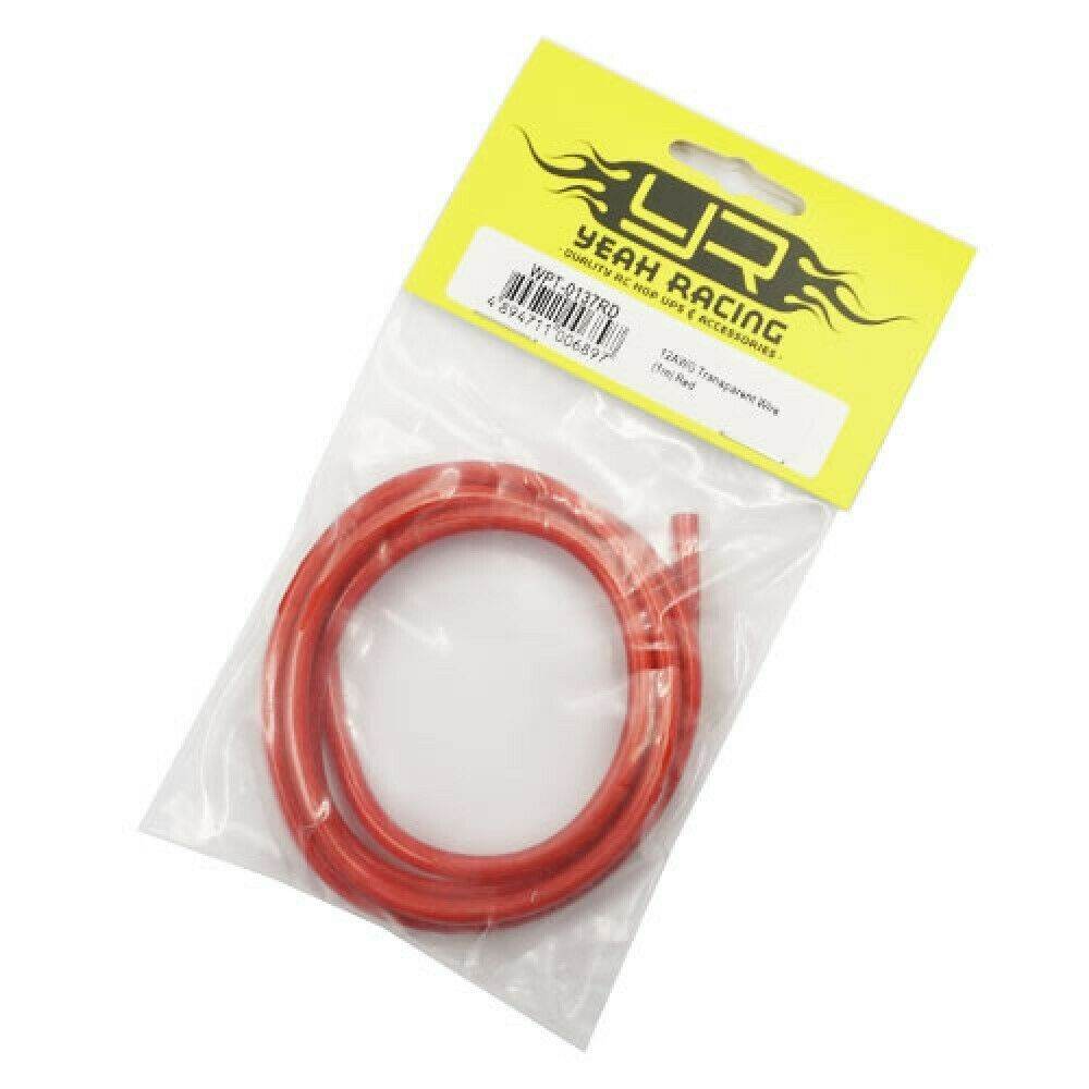 rc 12awg silicone motor battery wire yeah racing wpt-0137rd
