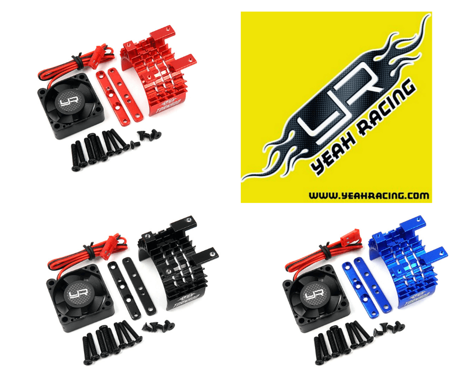 yeah racing rc car Motor Heat Sink Fan Bracket With High Speed Tornado Fan - YA-0653