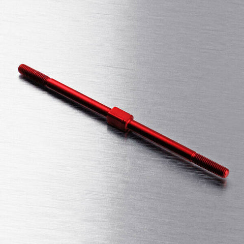 MST 68mm Aluminium Turnbuckle Tie Rod #210218 in Red/Black for RC cars