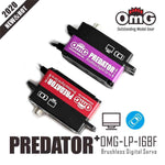 OMG RC Car Predator Low Profile Brushless Digital Steering Servo, 25T OMG-LP-16BF