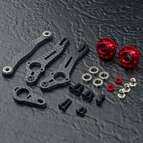 Close-up of MST Carbon Steering Wiper Arm Upgrade Set for FXX 2.0, Model #210623