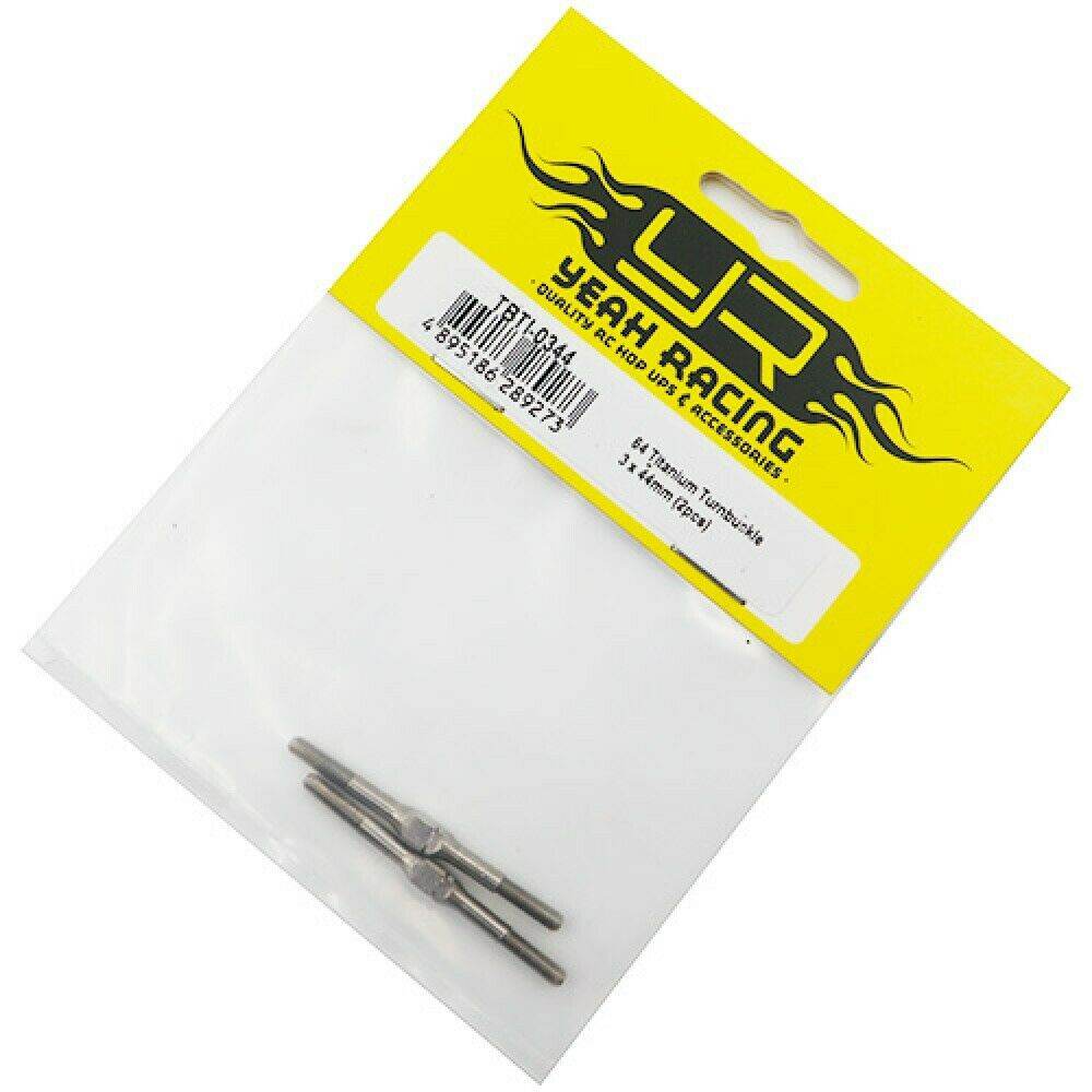 rc titanium turnbuckles set 1/10 car - lightweight (various sizes)