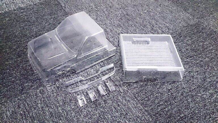 Tetsujin Nissan Datsun D21 Truck 1:10 Bodyshell, Clear-Unpainted TT-8215