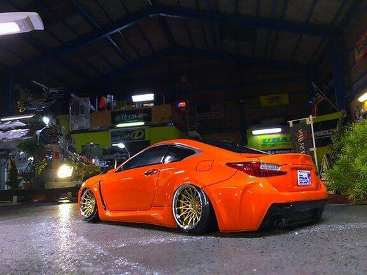 Lexus RC F RC drift car shell unpainted 1/10 scale Tetsujin