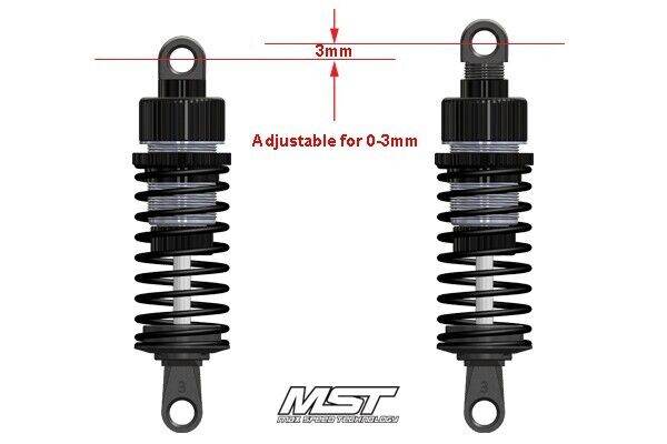 MST Shock Damper Cap Set - 820147 (Adjustable)