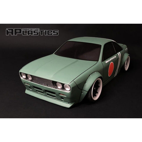 APlastics Nissan S14 Boss RC Car Body Shell, Clear Unpainted, 205mm - UK