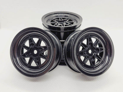 work reps rc drift wheels 4mm offset set of four
