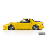 APlastics Mazda RX7 FC3s RC Car Body Shell, Clear Unpainted, 200mm - UK