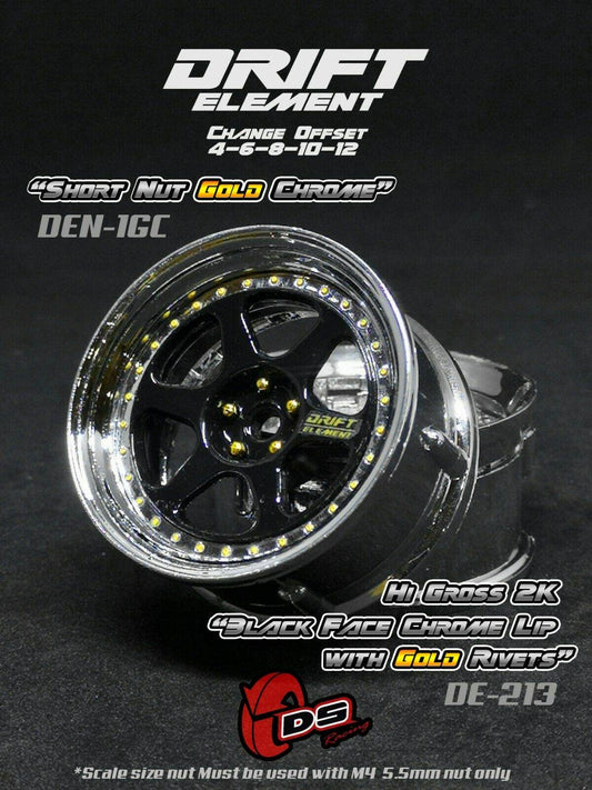ds racing drift elements de-213 rc drift wheels changeable offset 1/10