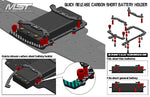 RC MST Carbon Shorty Battery Mount Set 210637