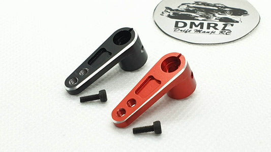 Close-up view of the 25T Aluminium Long Neck Steering Servo Horn/Arm, emphasizing its robust and precision-enhancing design