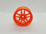 RC Car wheel set, 1:10 twin spoke +4mm offset