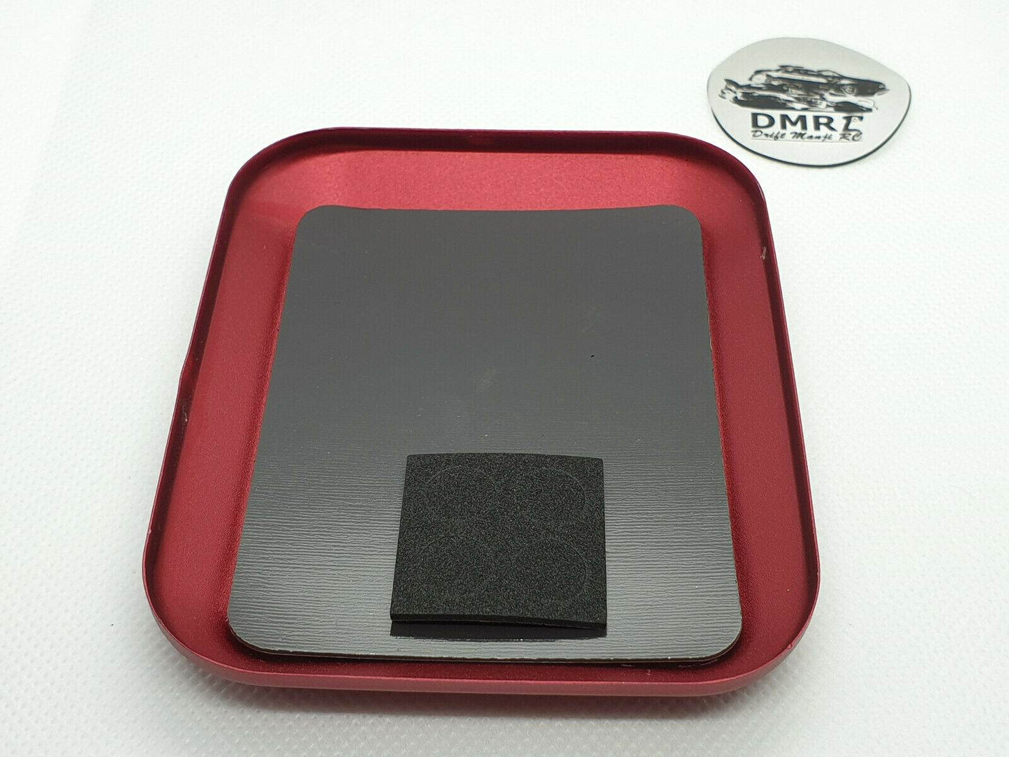 Magnetic parts tray tool designed for RC car model building, repairs, and maintenance, ensuring secure parts handling