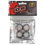 Packaging of DS Racing Mini LF4 1/24 scale drift car tyres, highlighting their high-performance features