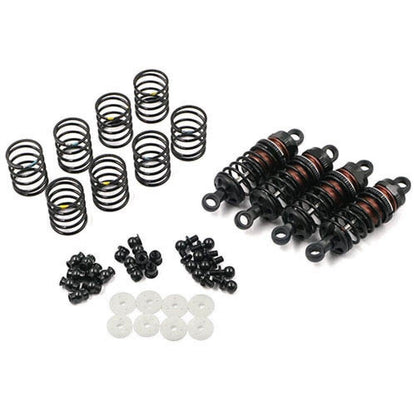 Yeah Racing 55mm Big Bore Suspension Damper Set  Black - BBG-0055BK