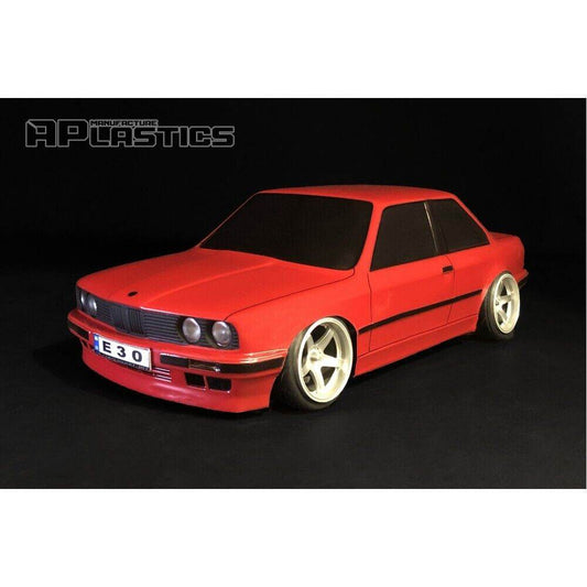 bmw e30 rc body shell 1/10 aplastics