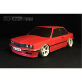 APlastics BMW E30 Coupe 1:10 RC Car Body Shell, Clear Unpainted, 196mm - UK