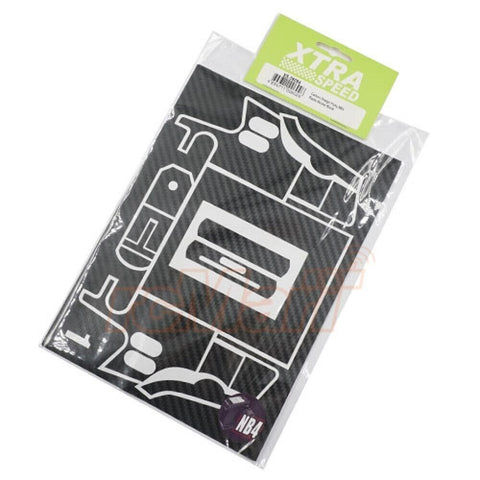 Flysky Noble RC Radio Transmitter Decal Sticker Set - Carbon Design