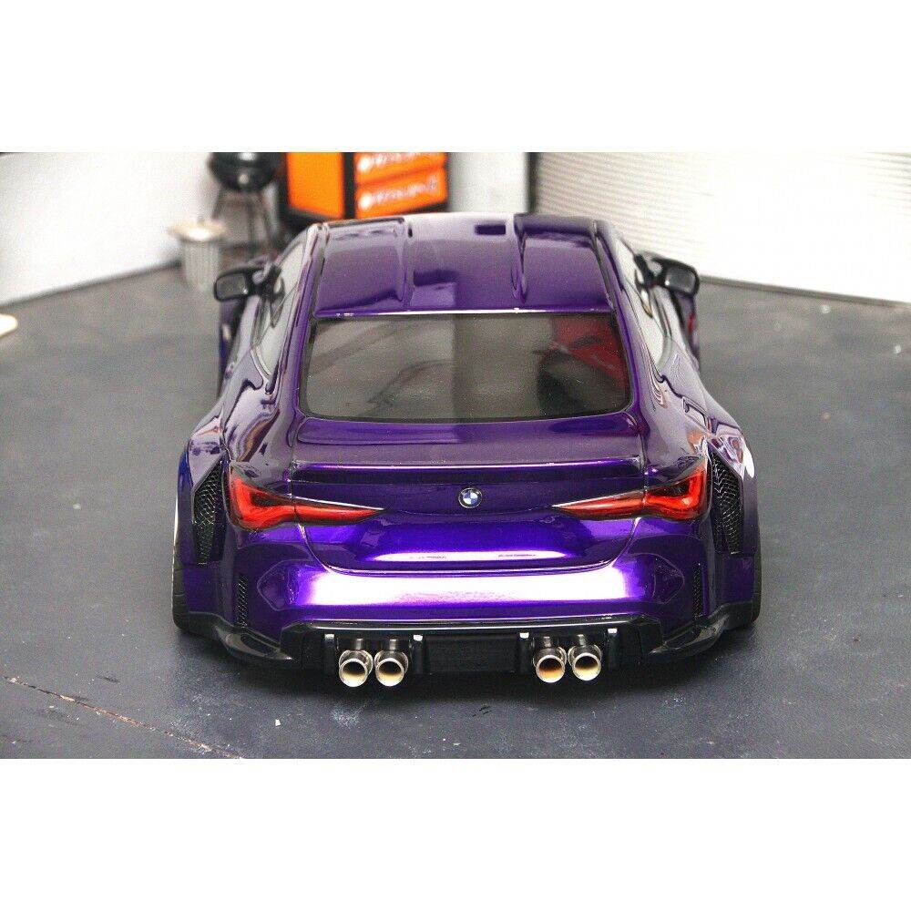 APlastics BMW M4 G82 1:10 RC Car Body Shell, Clear Unpainted, 205mm - UK