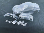1/10 RC Nissan R35 GT-R LB Works GT Tetsujin Bodyshell, Clear-Unpainted
