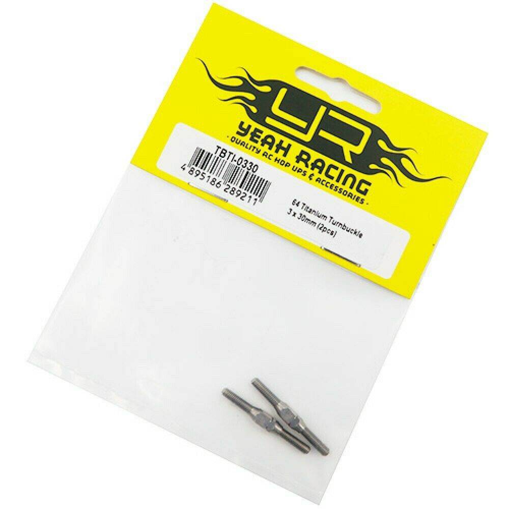 rc titanium turnbuckles set 1/10 car - lightweight (various sizes)