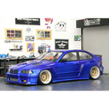 APlastics BMW E36 Compact 1:10 RC Car Body Shell, Clear Unpainted, 205mm - UK