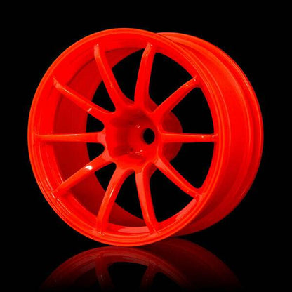 MST RS2 Style RC Drift Wheels Set, Multi-Spoke, 1/10 Scale, Various Colours