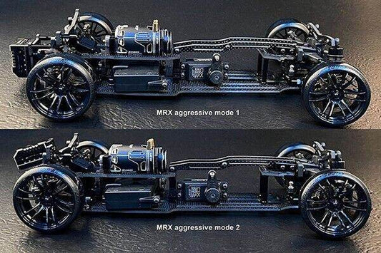 MST MRX ESC Mounting Plate 210669BK - Carbon / Aluminium